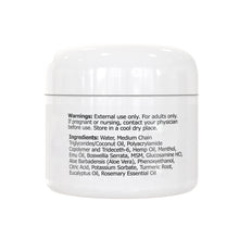 Load image into Gallery viewer, Hemp Cream with Turmeric, MSM & Boswellia